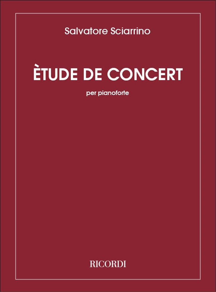 Etude De Concert